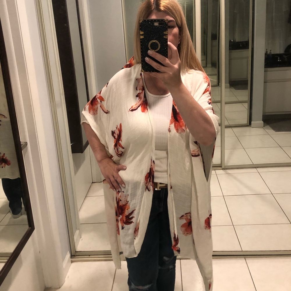 Flower shawl